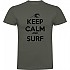 [해외]KRUSKIS Surf Keep Calm And Surf 반팔 티셔츠 14139293142 Dark Army Green