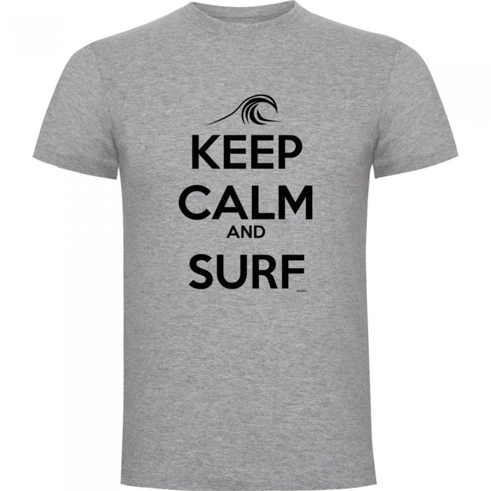 [해외]KRUSKIS Surf Keep Calm And Surf 반팔 티셔츠 14139293145 Heather Grey