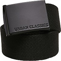 [해외]URBAN CLASSICS 벨트 Urban Classics Coloured Buckle Canvas 138677815 Black