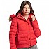 [해외]슈퍼드라이 Classic Faux Fur Fuji 재킷 139029598 High Risk Red