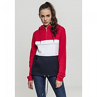[해외]URBAN CLASSICS 스웨터 스웨터 오버 138451884 Red Flash / Navy / White