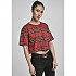 [해외]URBAN CLASSICS Tartan Oversized 티셔츠 138556892 Red / Black