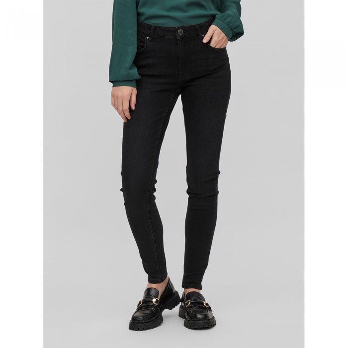 [해외]VILA Sarah Wu01 Skinny Fit 청바지 139296880 Black Denim