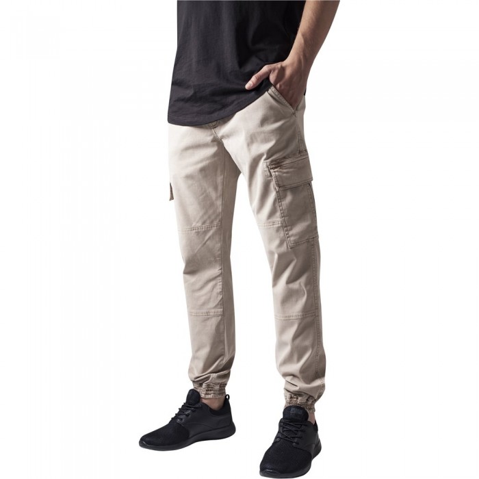 [해외]URBAN CLASSICS Washed Cargo Twill 바지 138452665 White