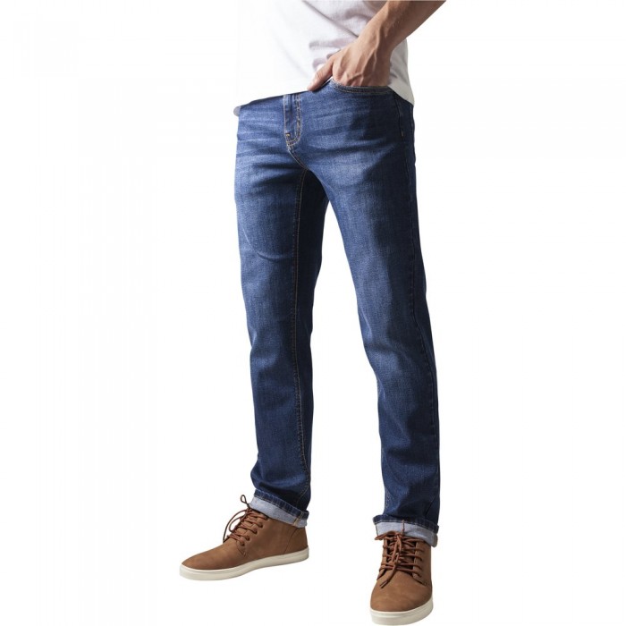 [해외]URBAN CLASSICS Stretch Denim 청바지 138452672 Blue