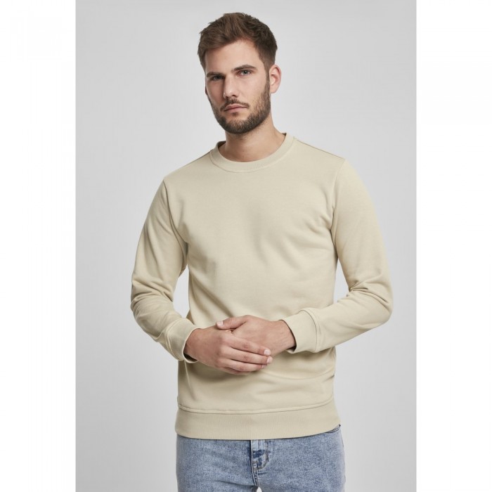 [해외]URBAN CLASSICS Basic Terry Crew 스웨트셔츠 138553060 Cream