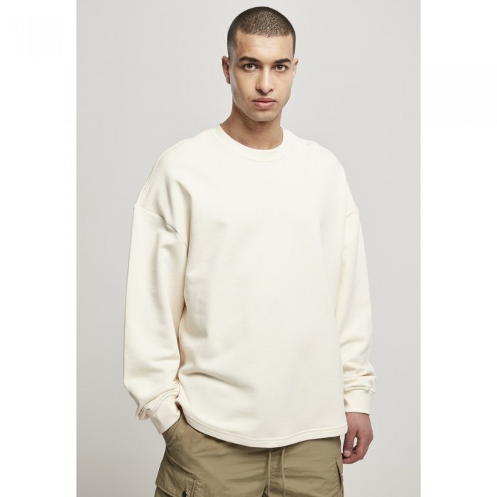 [해외]URBAN CLASSICS 라운드 Neck Organic Oversized Boxy (Big ) 스웨트셔츠 138553107 White