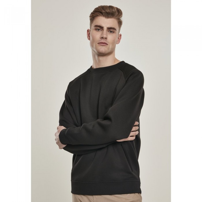 [해외]URBAN CLASSICS Raglan Zip Pocket Crew 티셔츠 138559303 Black