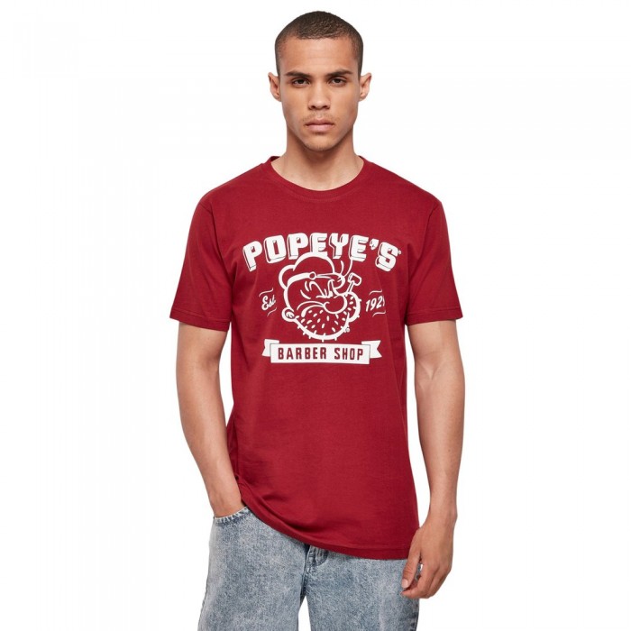 [해외]URBAN CLASSICS Popeye Barber Shop 티셔츠 138559367 Bordeaux