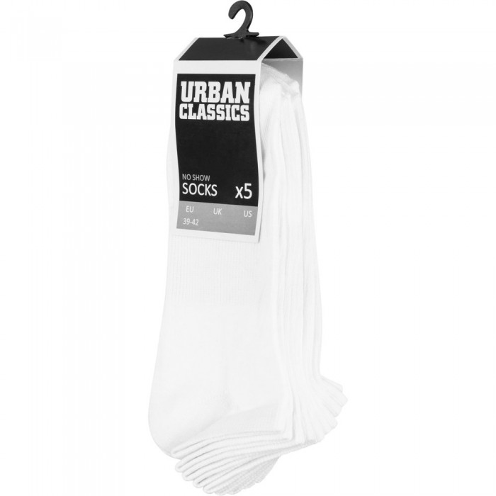 [해외]URBAN CLASSICS TB1470 보이지 않는 양말 5 켤레 138674510 White