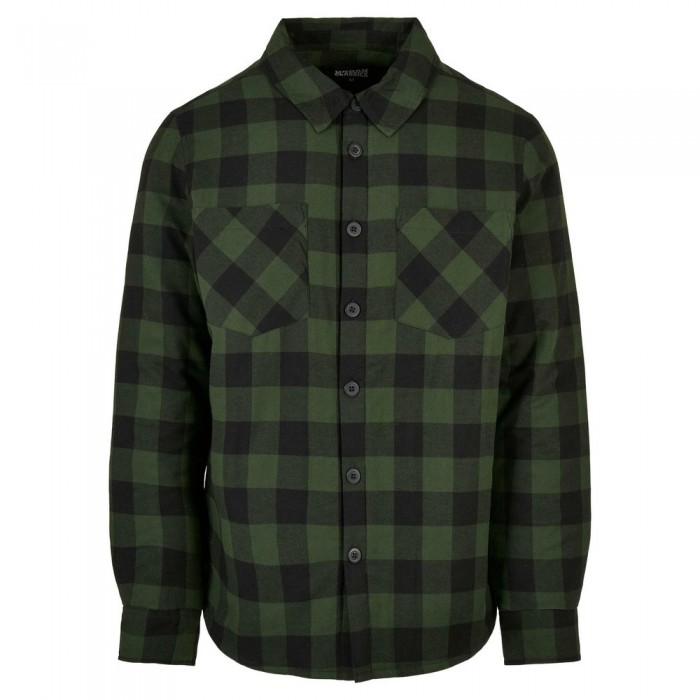 [해외]URBAN CLASSICS 셔츠 138692000 Black / Forest Green