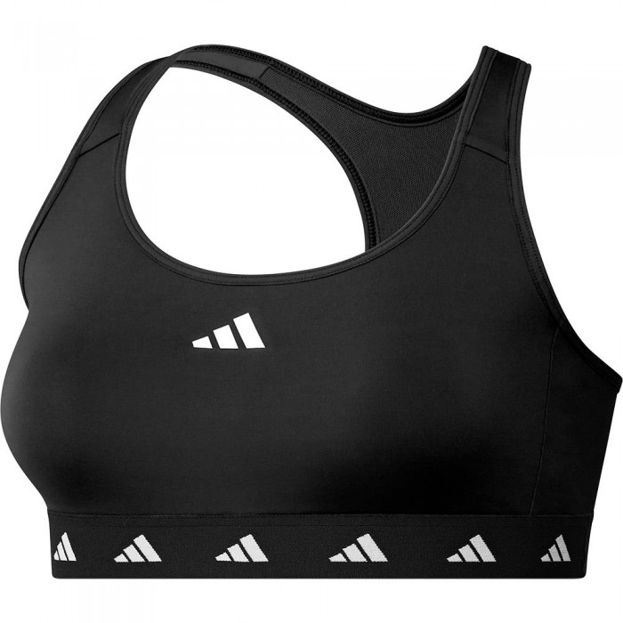 [해외]아디다스 파워 Medium-Support Techfit Big 스포츠 브라 6138970853 Black