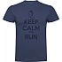 [해외]KRUSKIS Keep Calm And Run 반팔 티셔츠 6139292448 Denim Blue