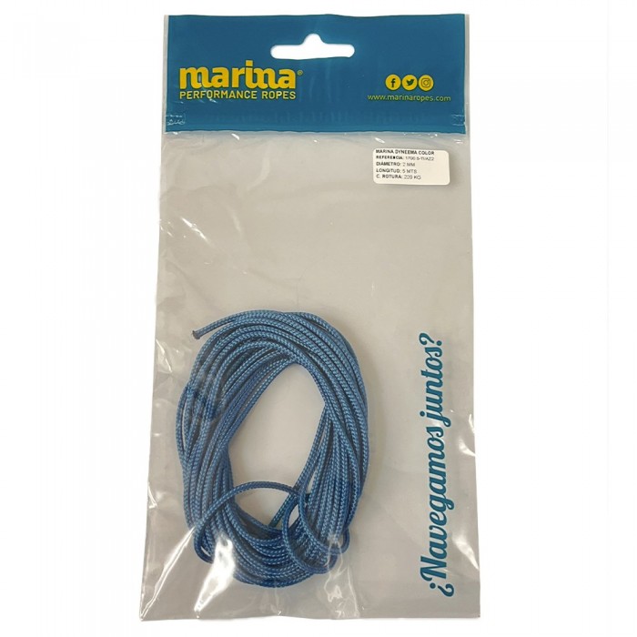 [해외]MARINA PERFORMANCE ROPES 로프 Marina Dyneema Color 5 m 10139175260 Blue