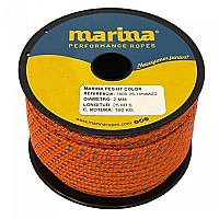 [해외]MARINA PERFORMANCE ROPES 이중 꼰 로프 Marina Pes HT Color 25 m 10139175294 Orange / Blue