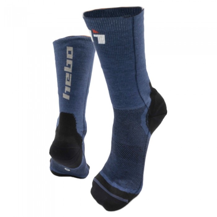 [해외]HEBO Calf Solid HB6407 양말 1139301916 Blue