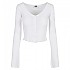 [해외]URBAN CLASSICS 스웨터 Cropped Rib 138514277 White
