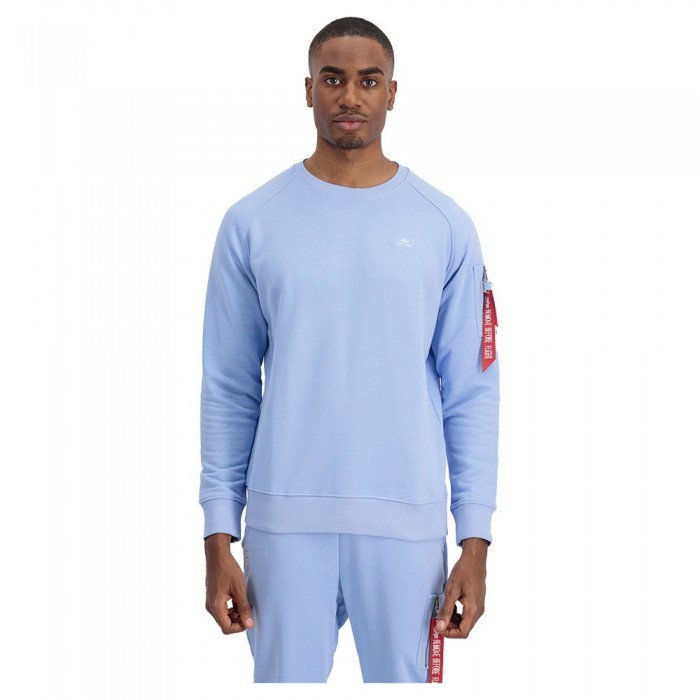 [해외]알파 인더스트리 X-Fit Sweat 스웨트셔츠 139304445 Light Blue