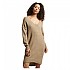 [해외]슈퍼드라이 Studios Slouch V Knit 드레스 139029871 Deep Camel Marl