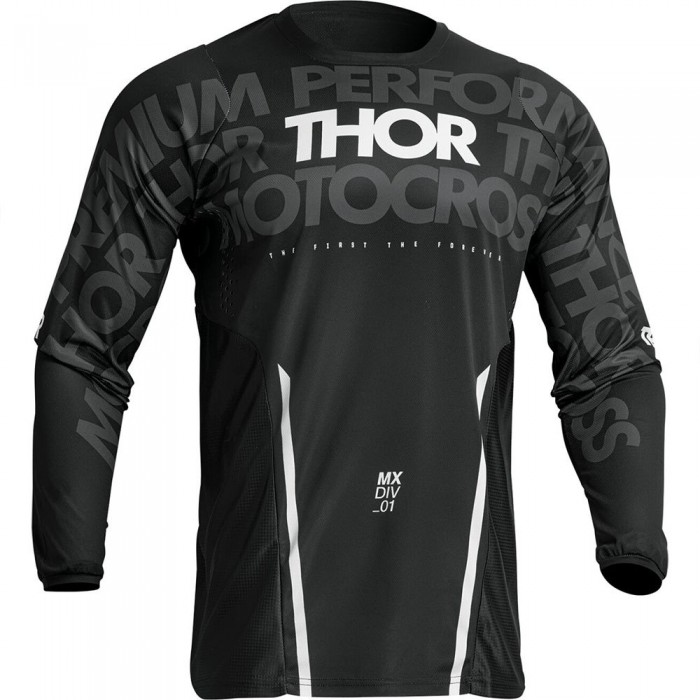 [해외]THOR Pulse Mono 긴팔 티셔츠 9139076840 Black / White