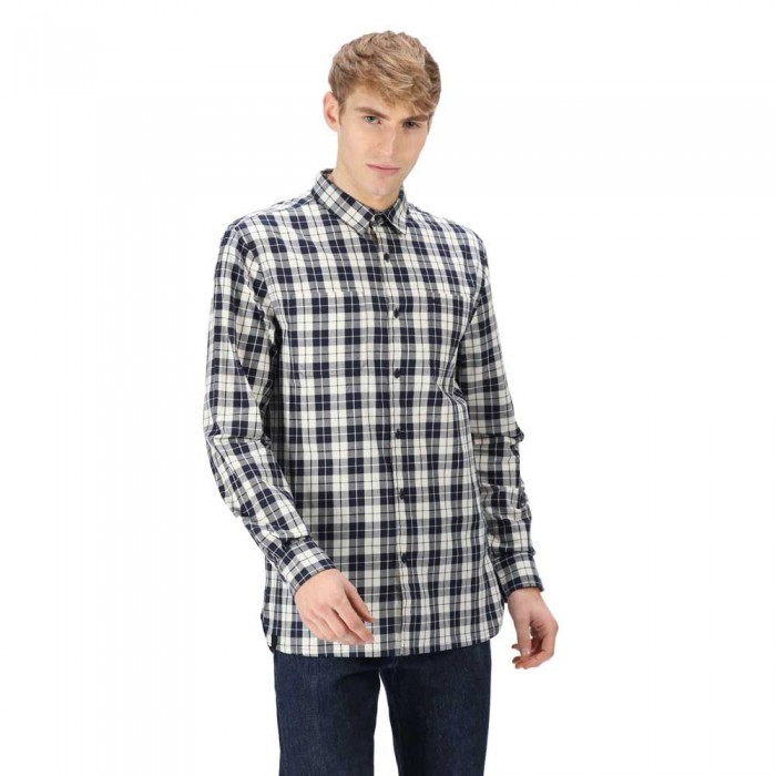 [해외]레가타 Lance 긴팔 셔츠 4139225821 Navy Check