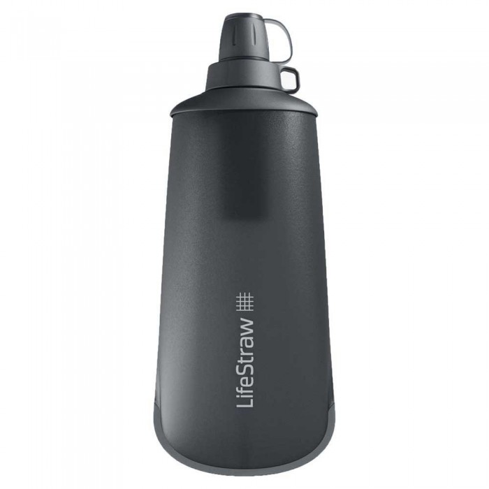 [해외]LIFESTRAW 피크 Series 1L 접이식 정수기 병 7139302748 Dark Gray