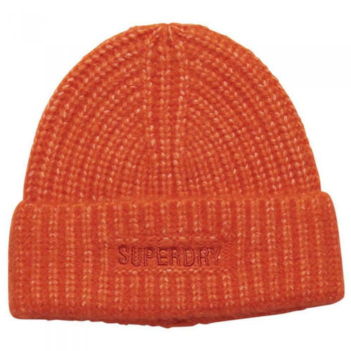 [해외]슈퍼드라이 Vintage Ribbed 비니 139328227 Flame Orange