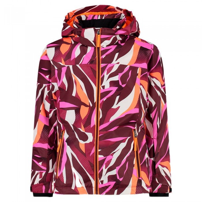 [해외]CMP 재킷 스냅s Hood 39W2085 5139195360 Sangria / Flamingo Fluo