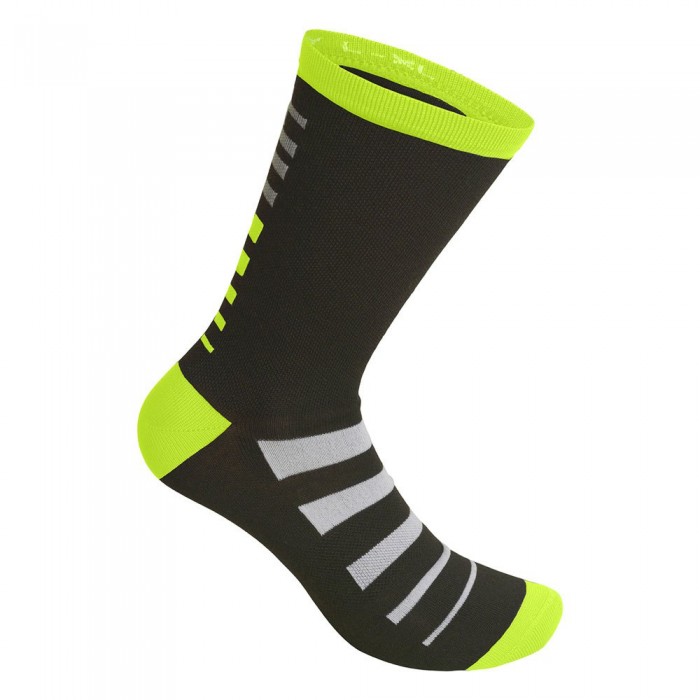 [해외]RH+ Zero Merino 20 Half 긴 양말 1139299618 Black / Acid Lime / White