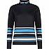 [해외]CMP Sweat 31L0826 하프 지퍼 플리스 4139195758 Black / Turquoise