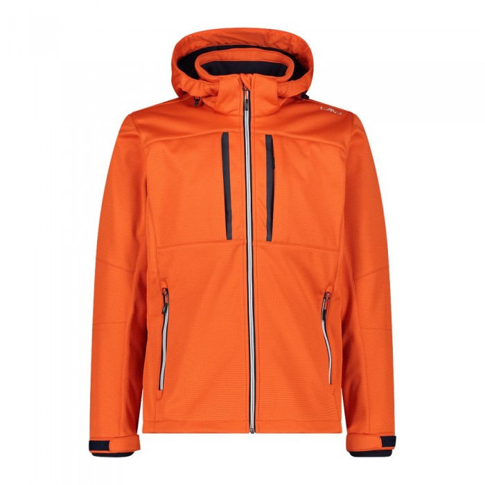 [해외]CMP 집 Hood 32A1947 소프트쉘 재킷 4139202042 Orange