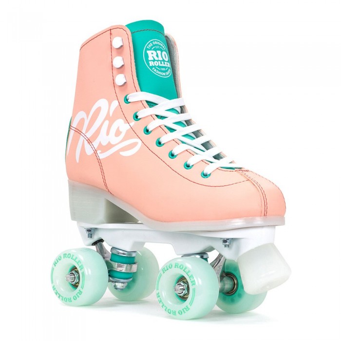 [해외]RIO ROLLER 롤러 스케이트 Script Junior 14137860575 Peach / Green