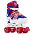 [해외]SFR SKATES 조정 가능한 롤러 스케이트 Spectra 14137860710 Blue / Red