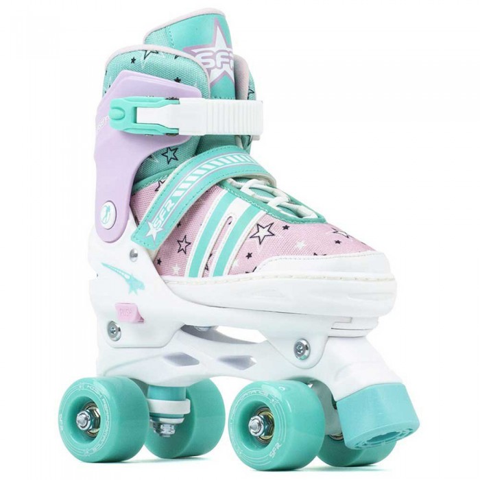 [해외]SFR SKATES 조정 가능한 롤러 스케이트 Spectra 14137860711 Pink / Green