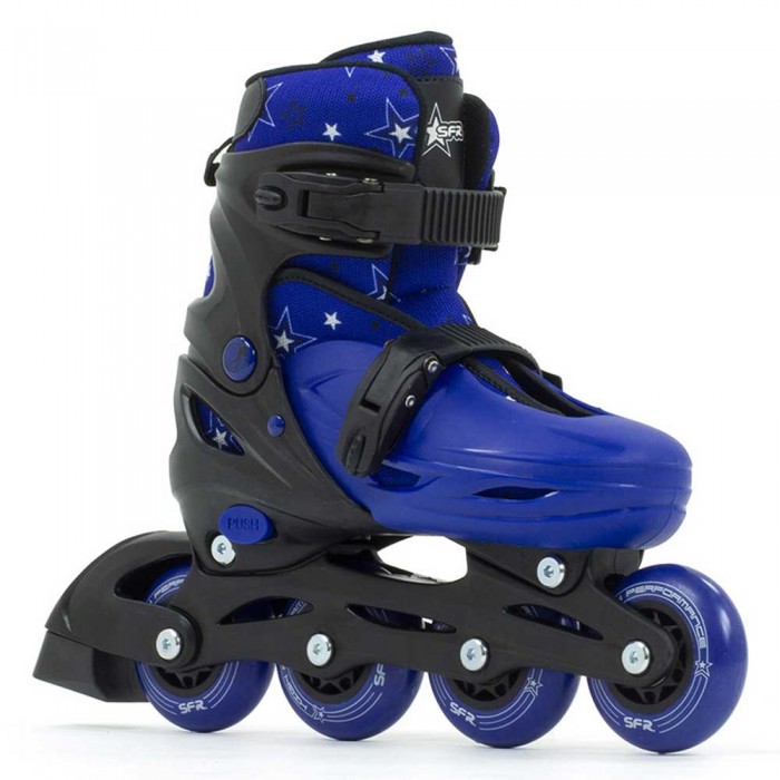 [해외]SFR SKATES 조정 가능한 인라인 스케이트 Plasma 14137860757 Black / Blue