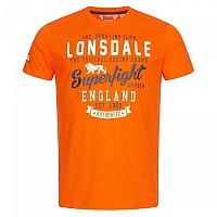 [해외]LONSDALE Tobermory 반팔 티셔츠 7139293735 Marl Orange / White / Navy
