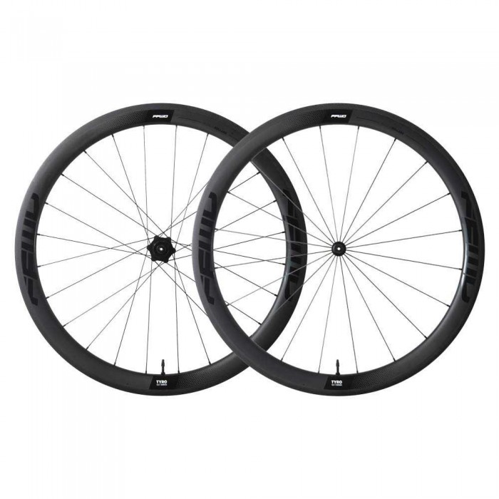 [해외]FFWD Tyro 2.0 Tubeless 도로용 휠 세트 1139261018 Black