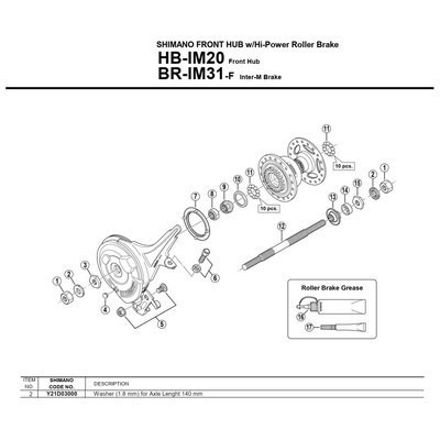 [해외]시마노 HB-IM 40 1137974076 Black