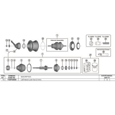 [해외]시마노 왼쪽 SG-8C20 1137974221 Silver