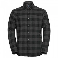 [해외]오들로 긴 소매 셔츠 Halden Check 4138516605 Black / New Odlo Graphite Grey