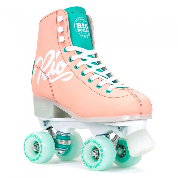 [해외]RIO ROLLER 롤러 스케이트 Script 14139365147 Peach / Green