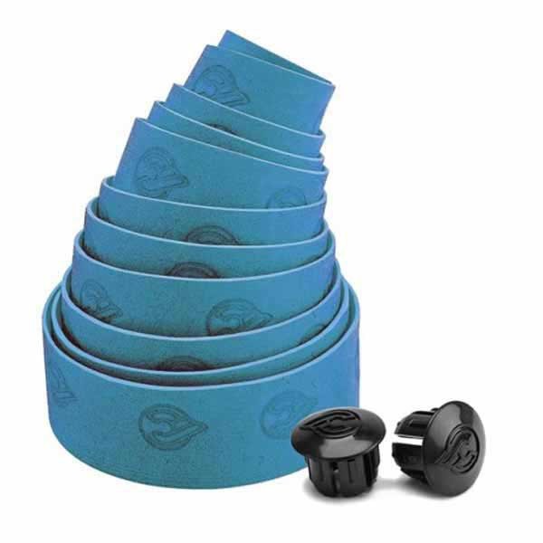 [해외]CINELLI Wave End Plugs 핸들바 테이프 1139352148 Blue Prince