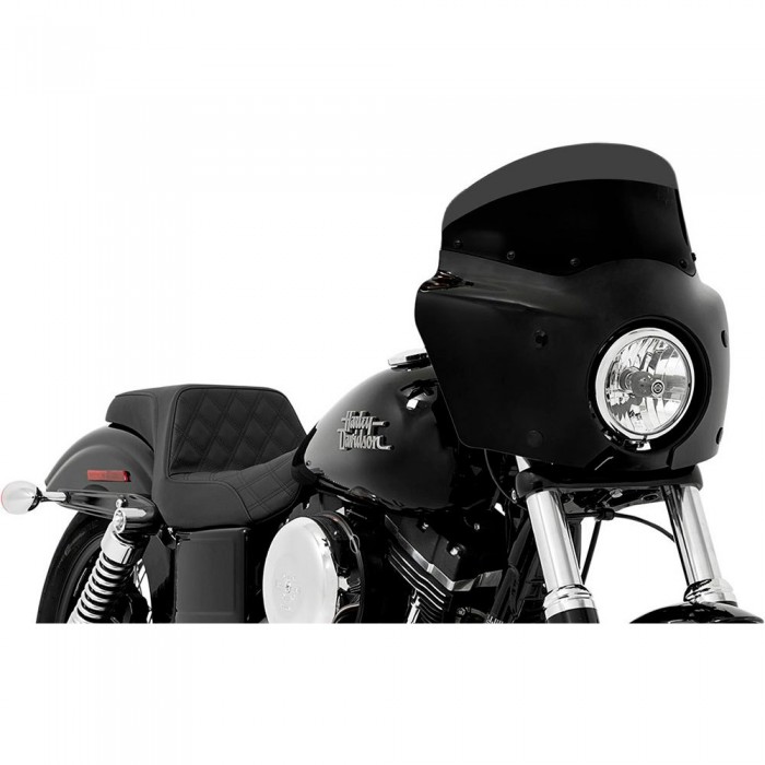 [해외]MEMPHIS 샤드ES Harley Davidson FLHR 1340 Road King 94-97 MEP86510 앞유리 9139382055 Dark Smoke