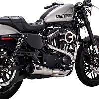 [해외]VANCE + HINES Upsweep Harley Davidson XL 1200 C ABS Sportster Custom 14-20 Ref:27627 전체 라인 시스템 9139389679 Silver