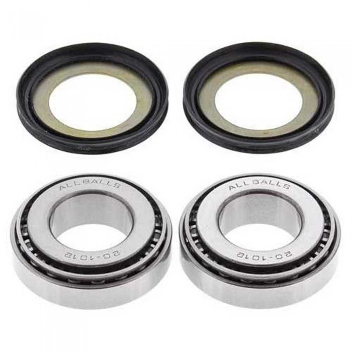 [해외]All BALLS 22-1032 Husqvarna/Husaberg/BMW/Cagiva/Harley Davidson/Victory 스티어링 베어링 키트 9138871518 Silver / Black