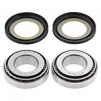 [해외]All BALLS 22-1032 Husqvarna/Husaberg/BMW/Cagiva/Harley Davidson/Victory 스티어링 베어링 키트 9138871518 Silver / Black