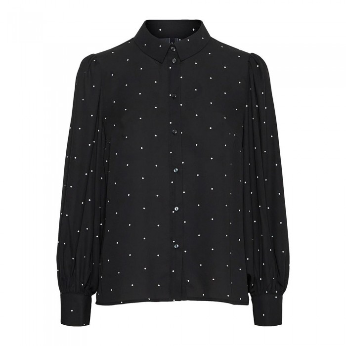 [해외]베로모다 Maya Poel 긴팔 셔츠 139382407 Detail Birch dots/ Black