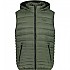 [해외]CMP 조끼 스냅s Hood 32K3157 4139201967 Oil Green