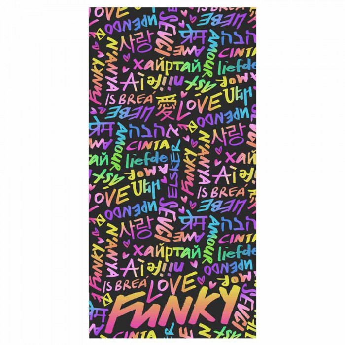 [해외]펑키 트렁크 수건 Cotton Love Funky 10139374840 Illustration Black / Multi