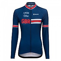 [해외]KALAS Great Britain Cycling Team Long Sleeve Jersey 1139386416 Blue